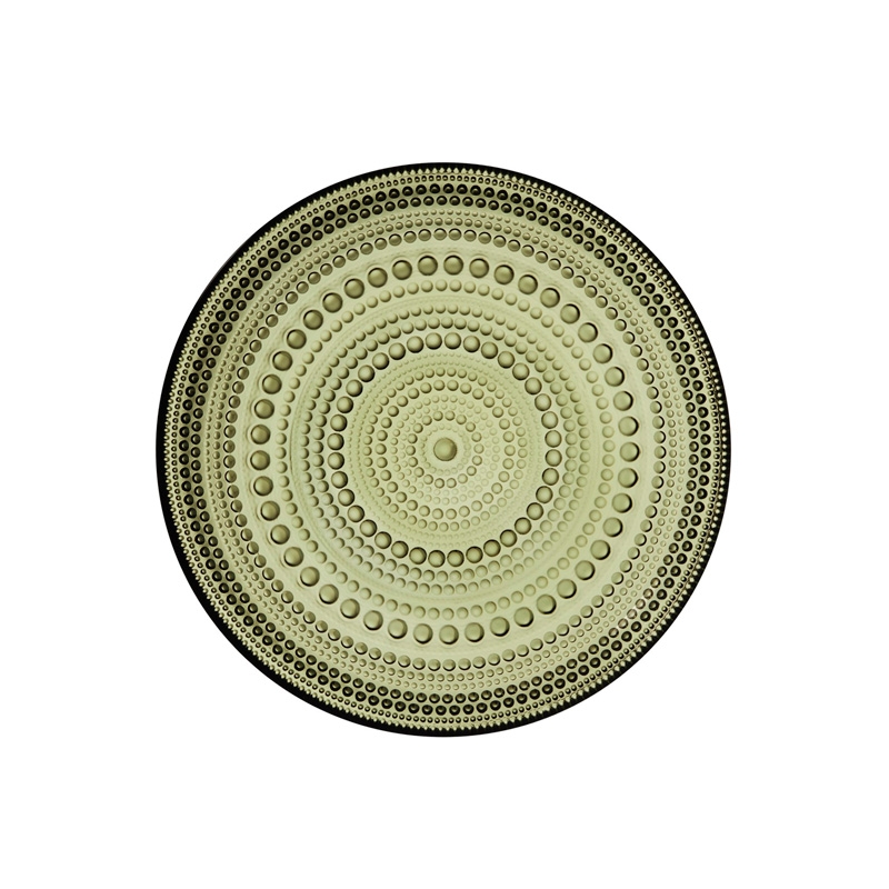 Kastehelmi plate 17cm, mossy