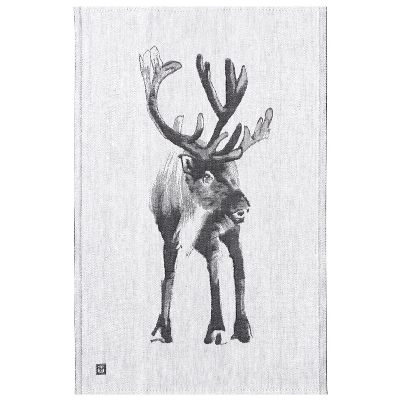 Poro cloth 46x70, gray-black