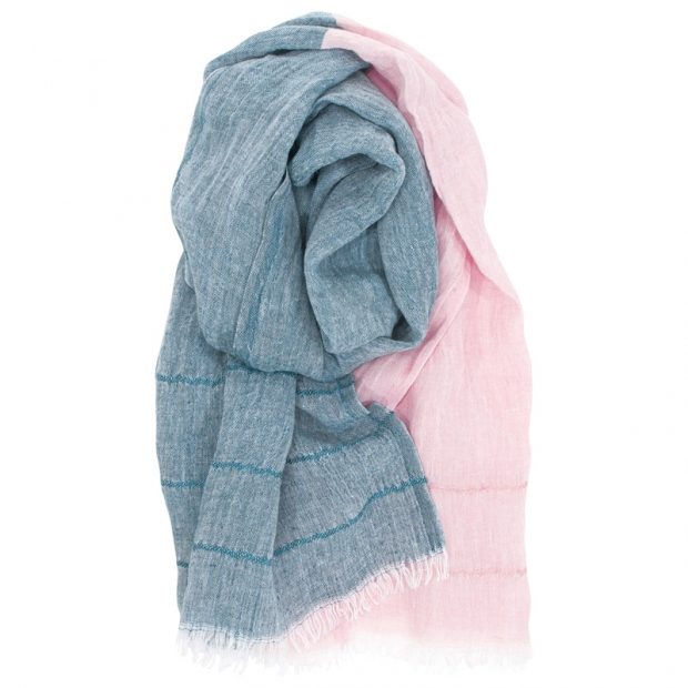 Tsavo scarf 70x200, petrol pink