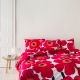 Unikko bedding 220x240, red