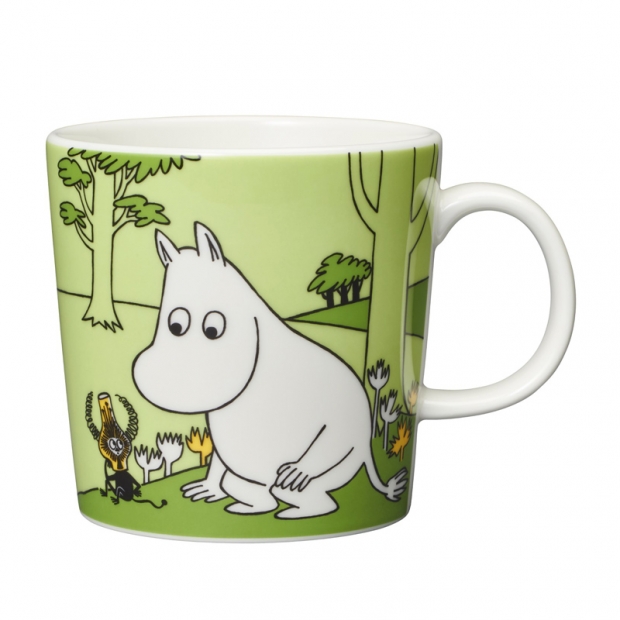 Moomintroll mug 0.3l, green