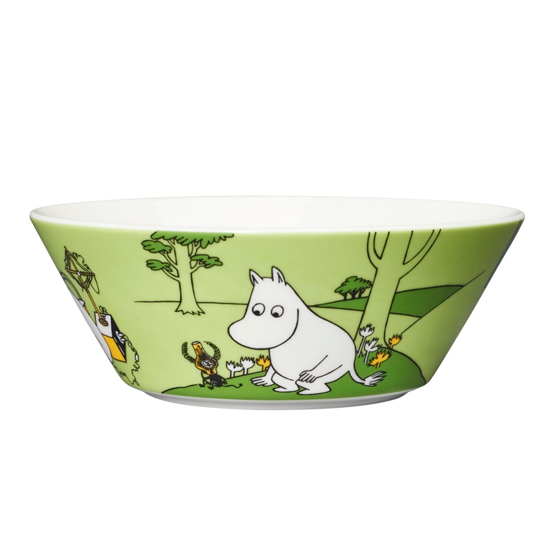 Moomintroll bowl 15cm, green