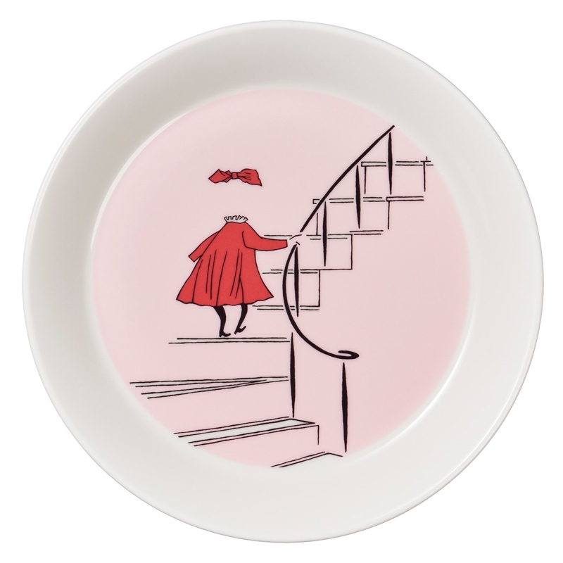 Ninny Powder plate 19cm, pink