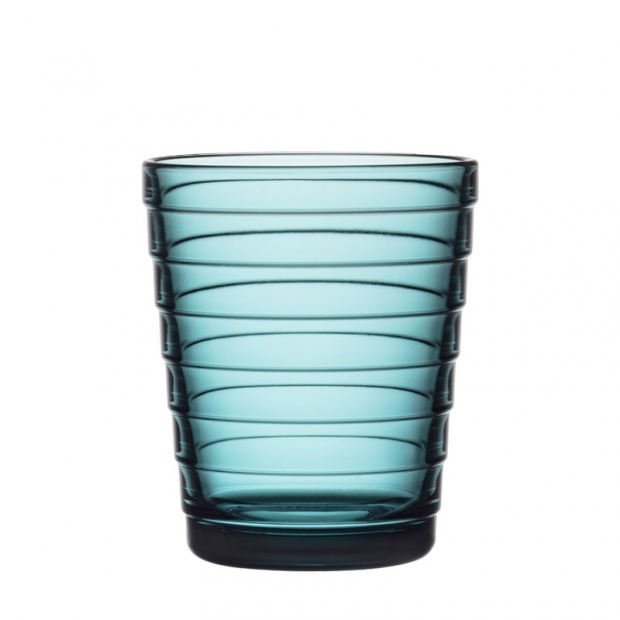 Aino Aalto glasses 0.22l, 2pcs, sea blue