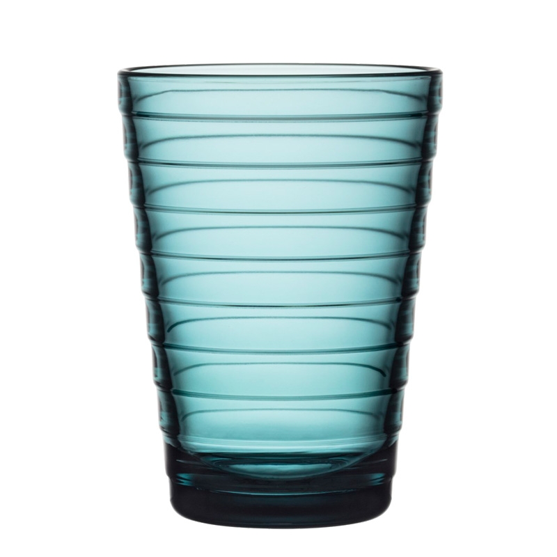 Aino Aalto glasses 0.33l, 2pcs, sea blue