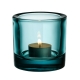 Kivi candlestick, sea blue