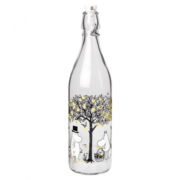 Moomin Apples glass bottle 1l