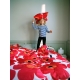 Unikko bedding 220x240, red