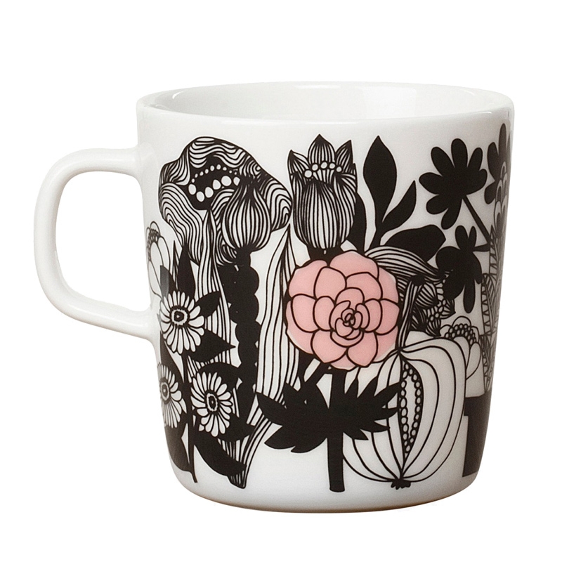 Oiva Siirtolapuutarha mug 0.4l, flowers