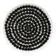 Talíř Oiva Siirtolapuutarha 20cm, černý