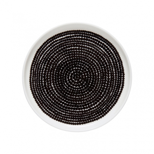 Oiva Siirtolapuutarha plate 13.5cm, black