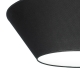 Stropní lampa Halo 70cm, černá