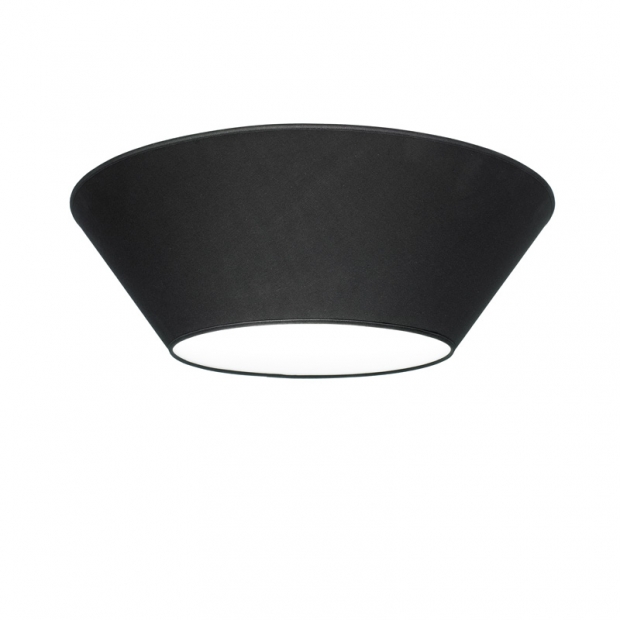 Stropná lampa Halo 70cm, čierna