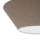 Stropná lampa Halo 70cm, piesková