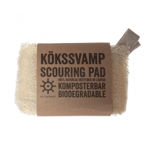Natural dishcloth, 2pcs, loofah / 100% recyclable