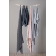 Nyytti towel, dark grey
