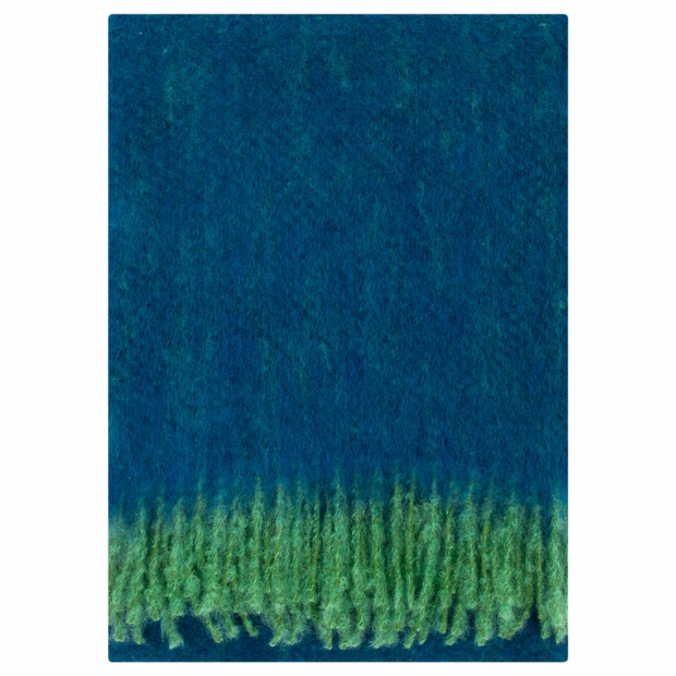 Mohérová deka Revontuli 130x170, zeleno-borůvková