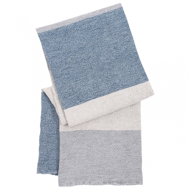 Towel Terva, white-gray-blue