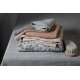 Terva towel, linen-grey-orange