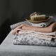 Terva towel, linen-grey-orange