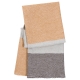 Terva towel, linen-grey-orange