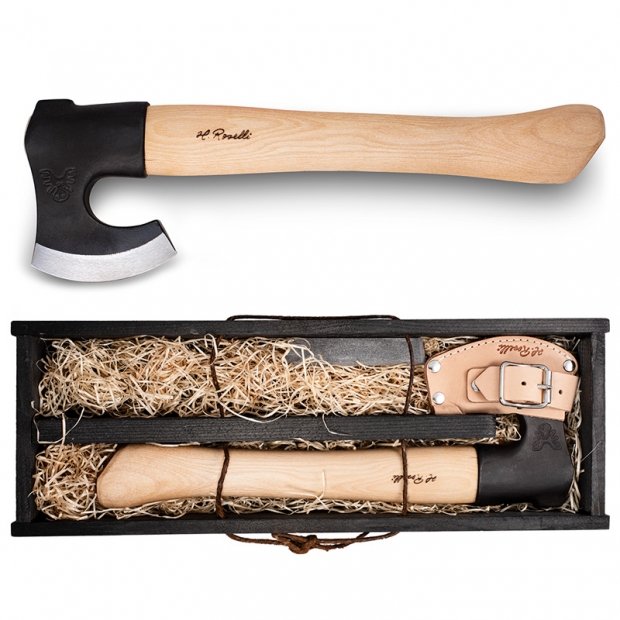Finnish axe Roselli, short / gift set