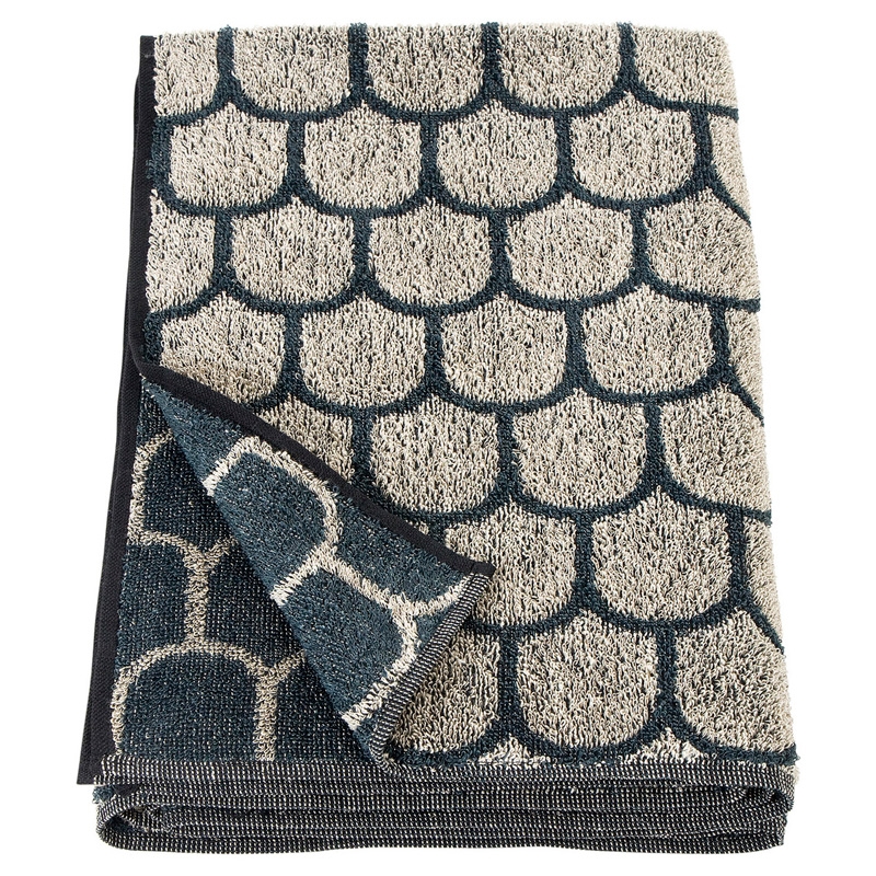 Paanu towel, linen-black