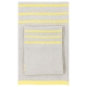 Usva towel, linen-yellow