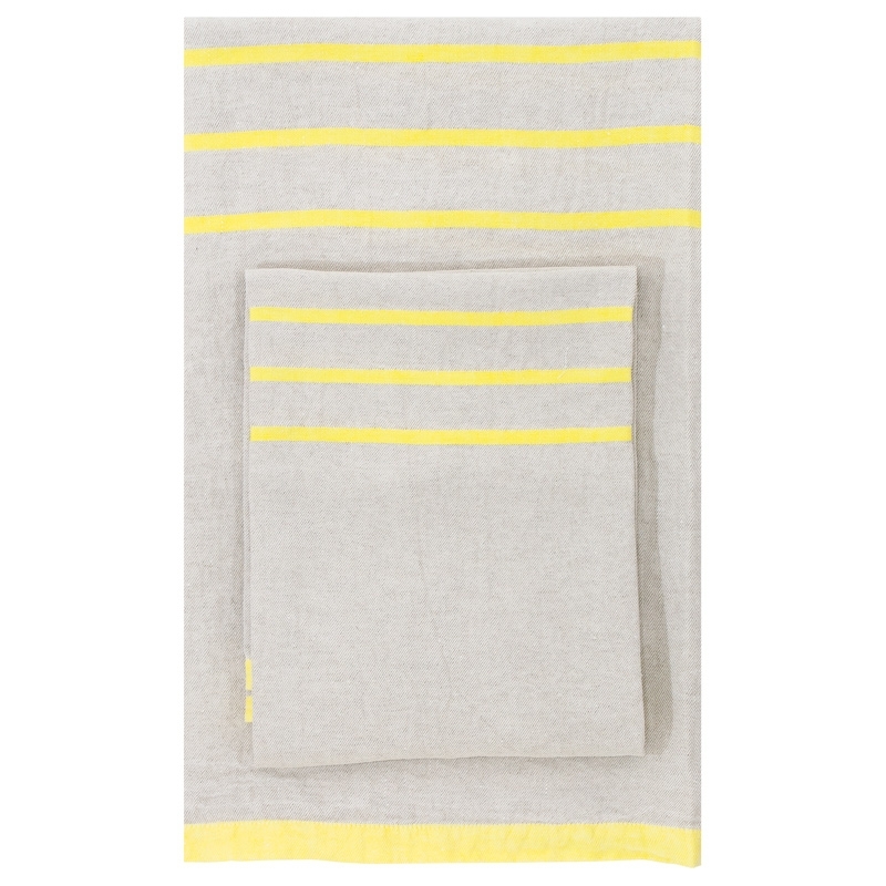 Usva towel, linen-yellow