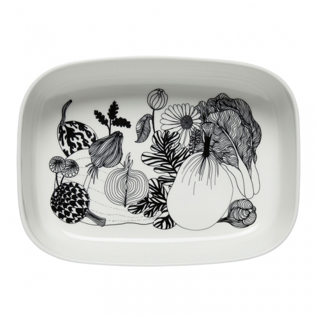 Serving bowl Oiva Siirtolapuutarha, flowers