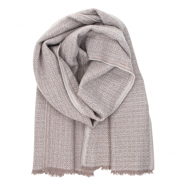 Koli scarf, beige-white