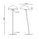 Floor lamp Kajo, white
