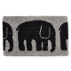 Kúpeľňová predložka Elefantti 50x80, sivo-čierna