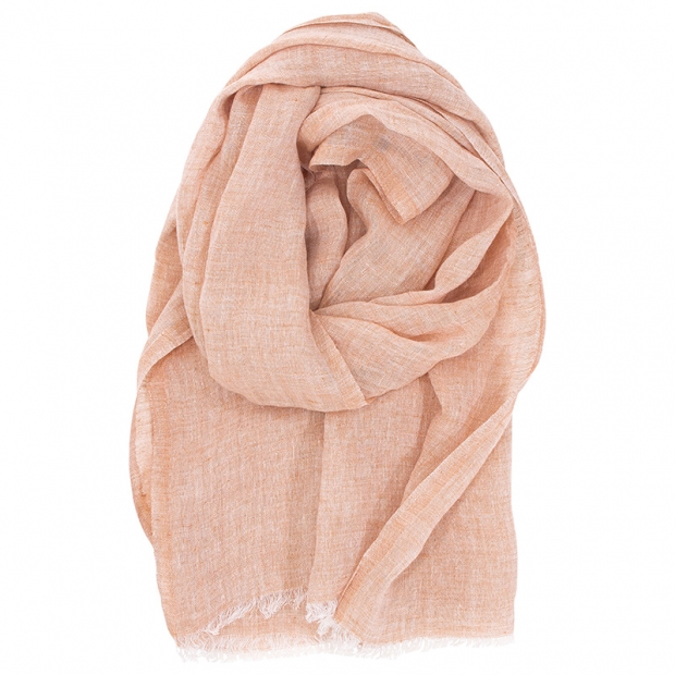 Lempi scarf, linen / cinnamon