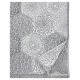 Lněná deka / ubrus Ruut 140x240, šedo-bílá