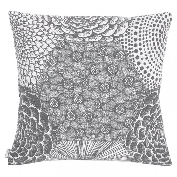 Ruut cushion cover 50x50, grey-white