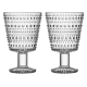 Kastehelmi glasses 0.26l, 2pcs, clear