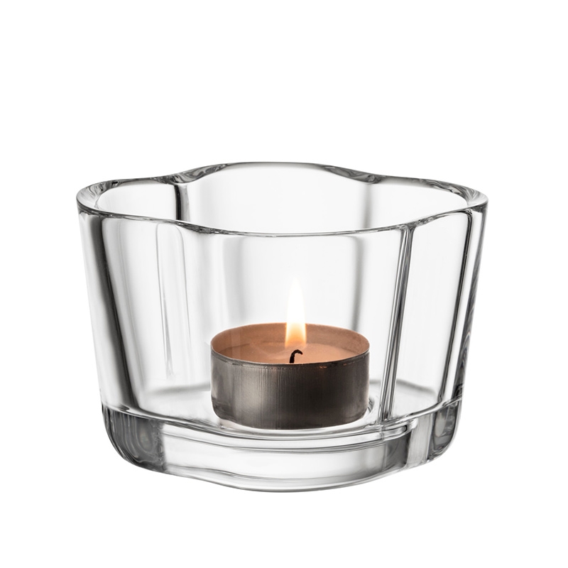 Alvar Aalto candlestick, clear