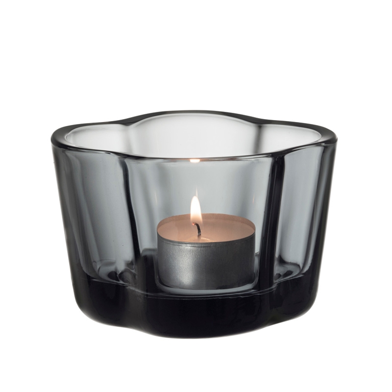 Alvar Aalto candlestick, gray