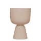 Nappula flower pot, low / beige