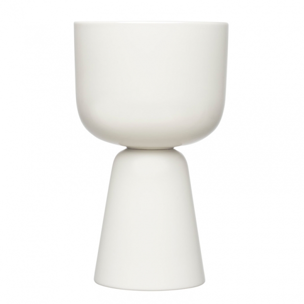 Nappula flower pot, tall / white
