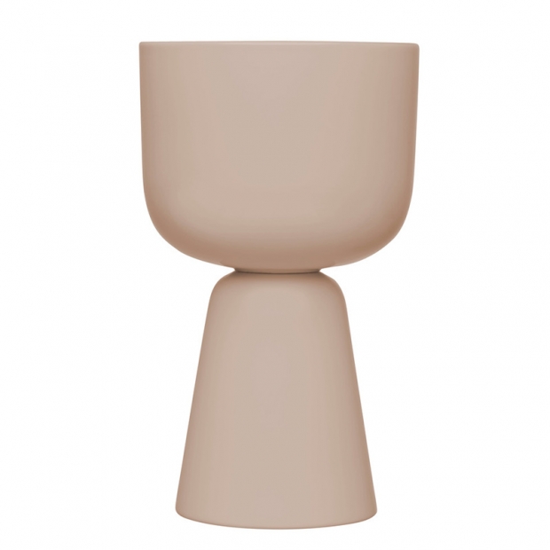 Nappula flower pot, tall / beige
