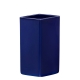 Ruutu vase 180mm, ceramic / dark blue