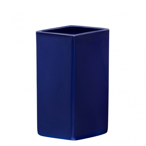 Váza Ruutu 180mm, keramická / tmavo modrá