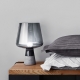 Stolná lampa Leimu 38x25cm, sivá