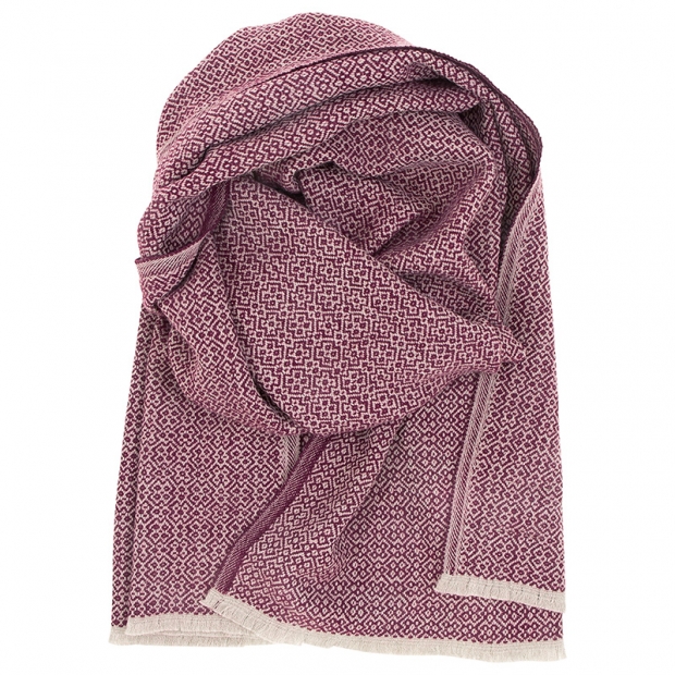 Koli scarf, beige-red
