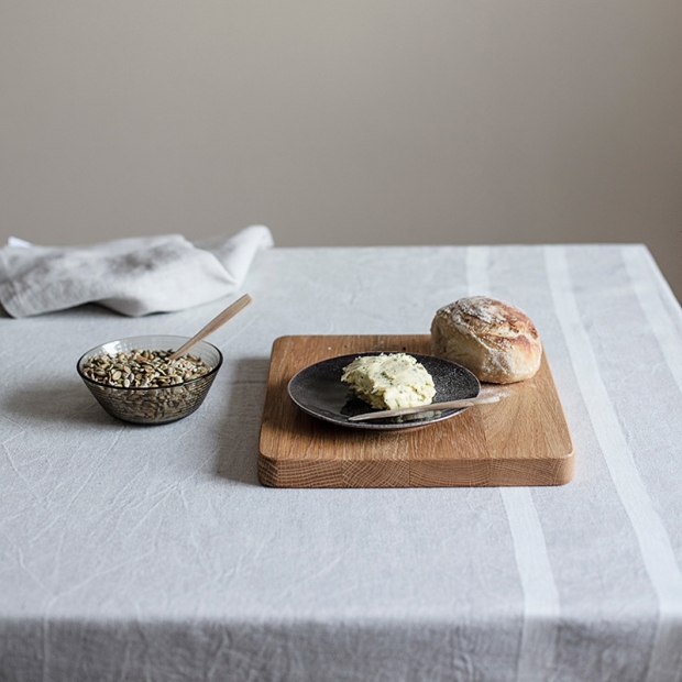 Linen tablecloth / blanket Usva 150x260, linen-white