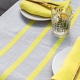 Linen tablecloth / blanket Usva 150x260, linen-yellow