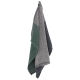 Terva towel, black-gray-green aspen