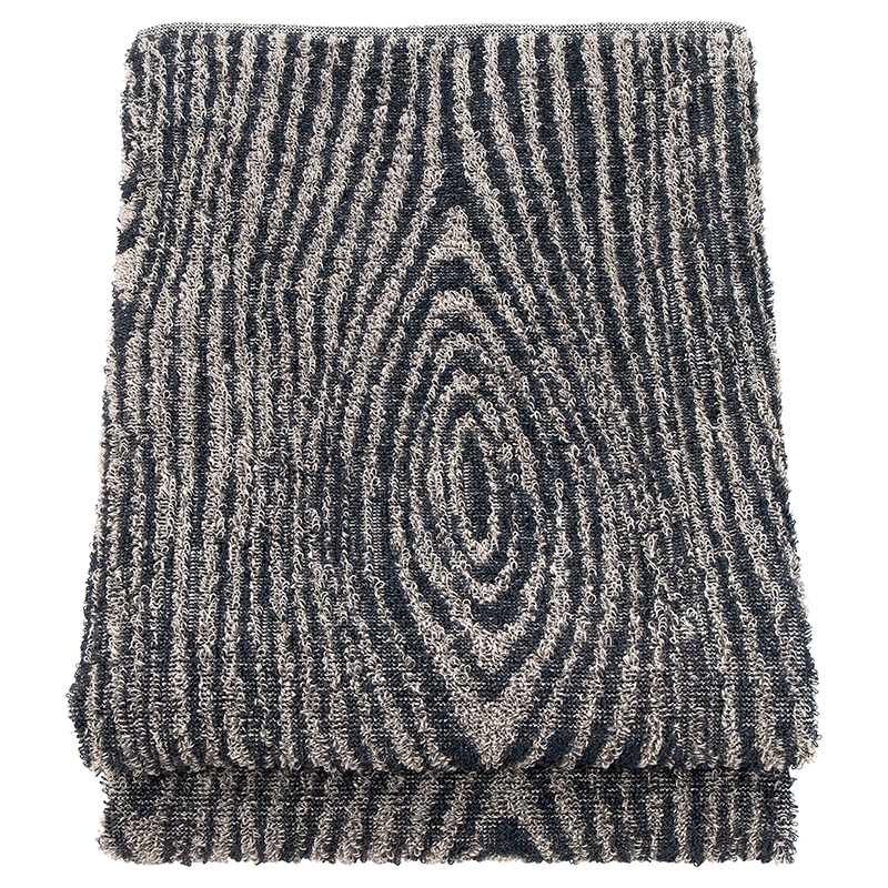 Viilu towel, dark grey